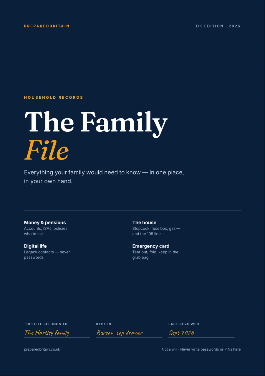 The Family File — cover