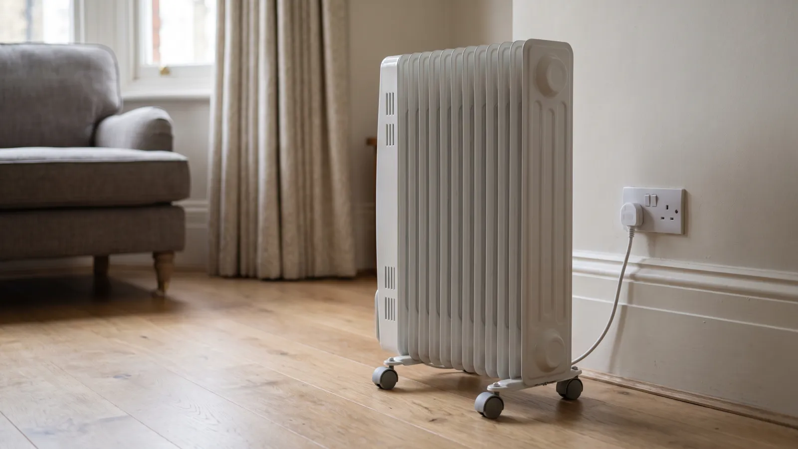 Are electric heaters safe to leave on, and what do they cost to run this winter?