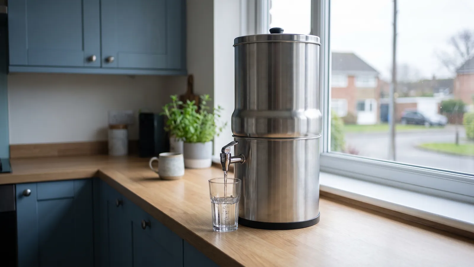 Gravity water filters compared for UK households