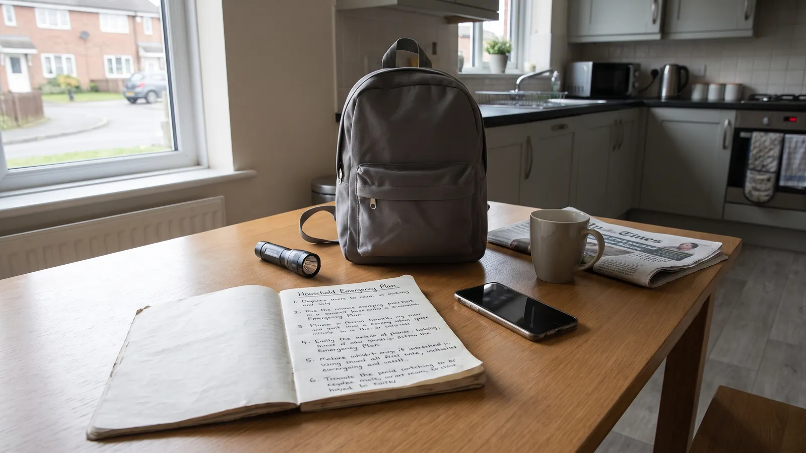 How to make a household emergency plan