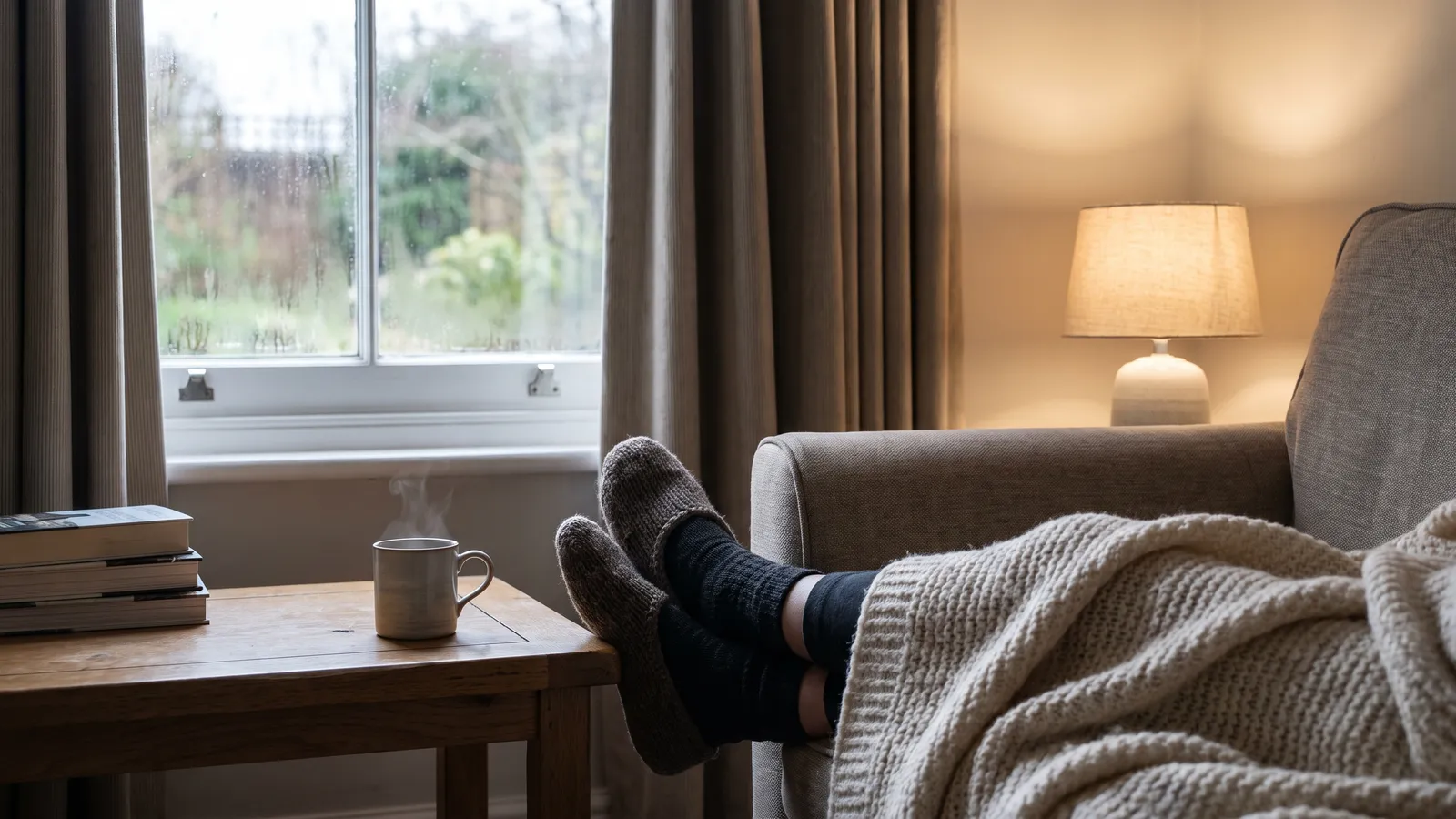 How to keep warm without turning the heating on