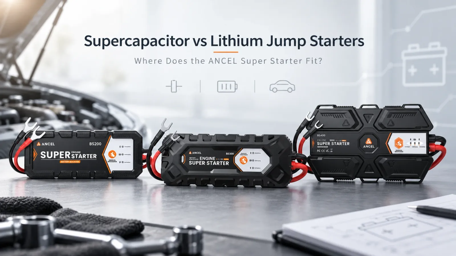 Supercapacitor vs Lithium Jump Starters: Where Does the ANCEL Super Starter Fit?