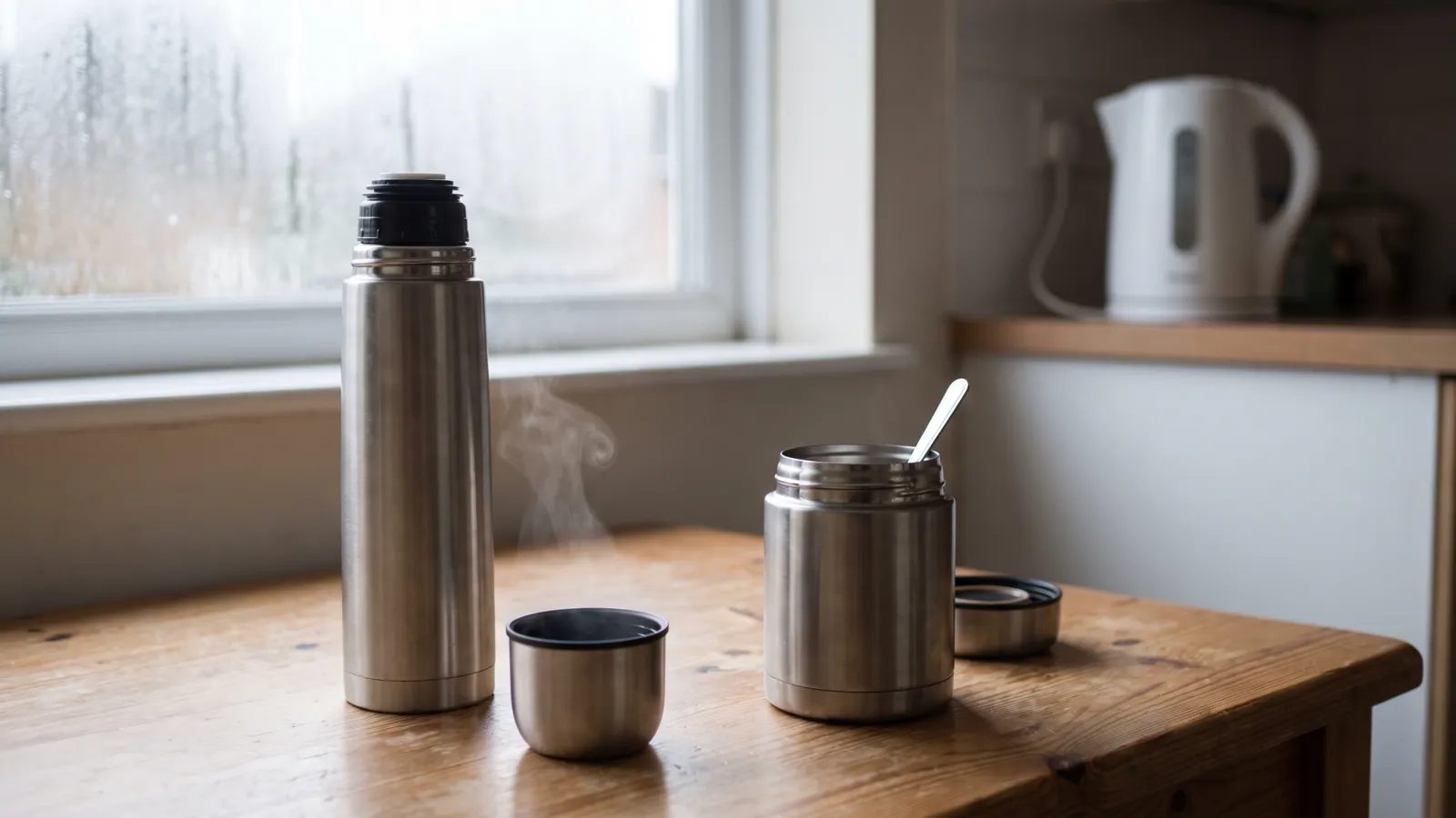 Vacuum flasks compared for UK households